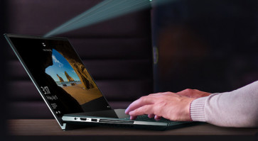 Asus debuts laptop with three screens, full-size mechanical keyboard