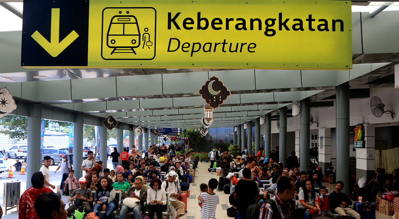 Train stations provide more facilities for Idul Fitri travelers