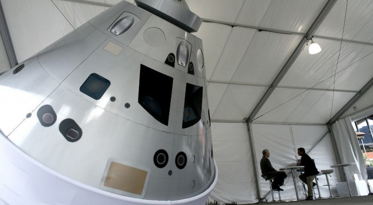 NASA tests abort system on astronaut capsule built for moon missions