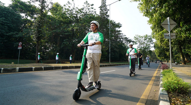 E-scooter provides alternative transportation within UI campus