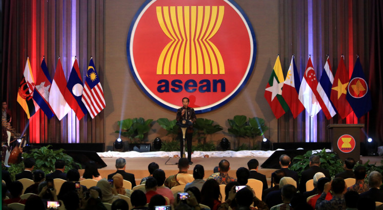 Jokowi inaugurates ASEAN building, calls for unity  