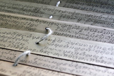 The Pitutur Ning Jalma script is one of the items in Ajip Rosidi Library's collection. Using the Sundanese alphabet, it shows the differences between the Sundanese and Balinese alphabets. JP/Arya Dipa