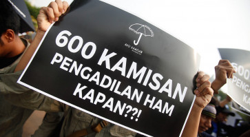 600th Kamisan: Justice for all in Jokowi's second term