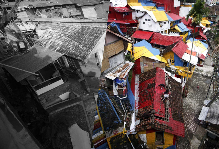 When the paint fades in Yogyakarta’s colorful village