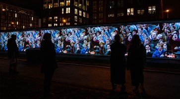 Remembering the Berlin Wall fall through street exhibitions