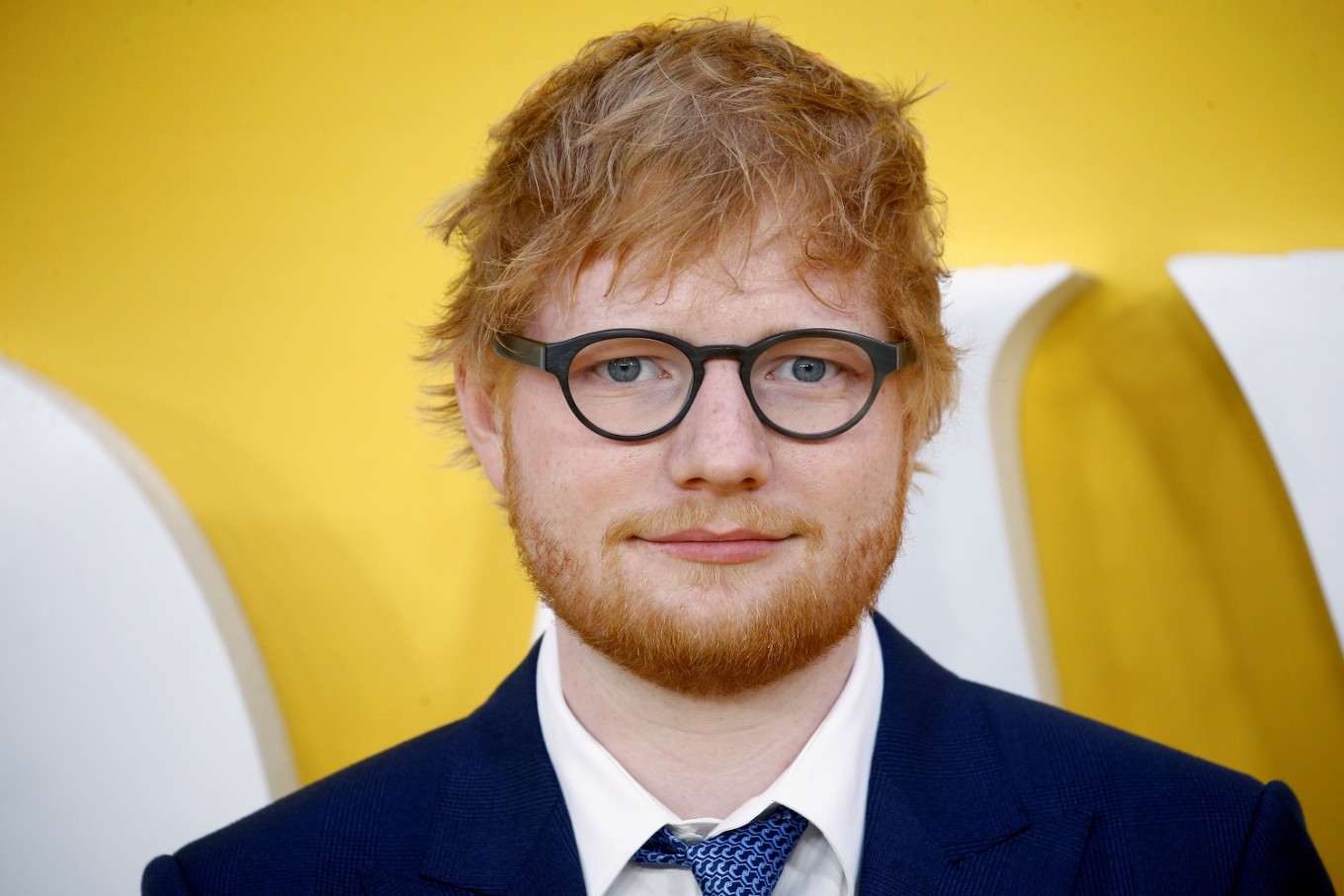 Ed Sheeran attends the UK premiere of 'Yesterday' in London, Britain, on June 18, 2019. 