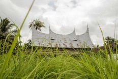 A traditional house of the king of Koto Besar, one of the ancient kingdoms in Dharmasraya. JP/Ramadhani