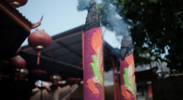 Burning incense: A bridge between the human and spirit world