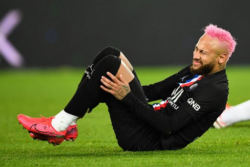 Paris Saint-Germain's Brazilian forward Neymar.