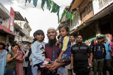 Gathering: The Serak Gulo tradition provides a chance for the Muslim Indian community to reunite with friends and families. JP/Ramadhani