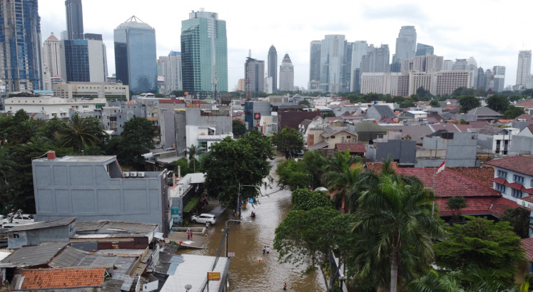 Widespread flooding in Greater Jakarta causes chaos