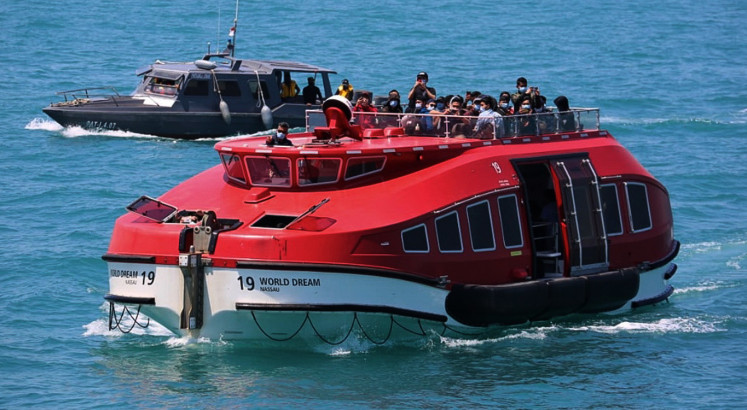 World Dream crew quarantined in Sebaru