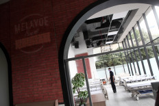 Parts of Lippo Plaza Mampang shopping mall in South Jakarta have been transformed into emergency facilities to treat COVID-19 patients in the city.  JP / Seto Wardhana
