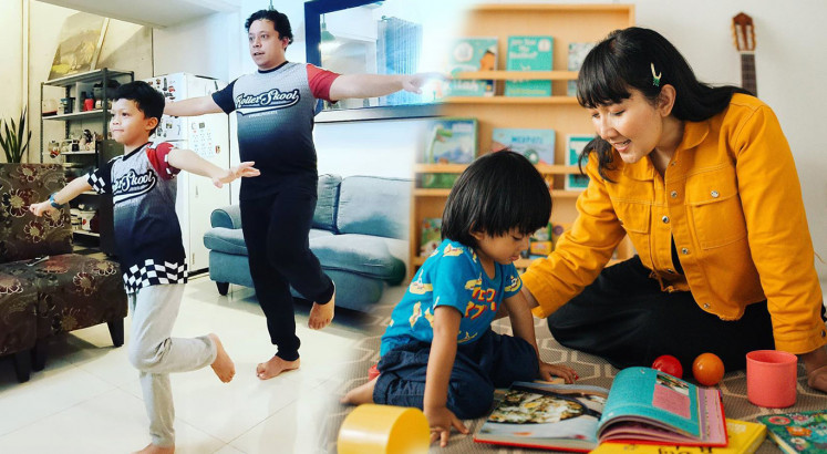 Parents and children who exercise together, stay together