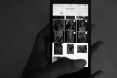 Aside from working as a barista and tattoo artist, Kadek also offers a face-sketching service through his Instagram account. JP/M Azis Dicky