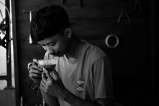 Even though he quit his job as a barista, Imam still has a passion for coffee. JP/M Azis Dicky