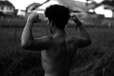 Buana believes that he can ward off the virus by exercising regularly and maintaining a healthy lifestyle.  JP/M Azis Dicky