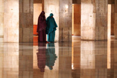Istiqlal Mosque has been closed to the public since April 3, in line with Jakarta’s large-scale social restrictions (PSBB) policy. JP/Sutrisno Jambul