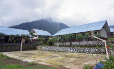SMP 4 Bawang state junior high school in Pranten in Bawang district, Batang regency, Central Java has been left empty for months as students are asked to study at home to contain the spread of COVID-19. Antara/Harviyan Perdana Putra