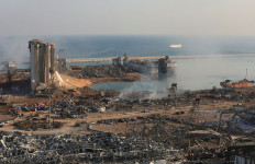 A general view shows the damage at the site of Tuesday's blast in Beirut's port area, Lebanon August 5, 2020. Reuters/Mohamed Azakir
