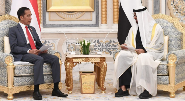 UAE names street, mosque after Jokowi