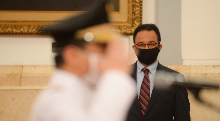 Jakarta Governor Anies Baswedan has COVID-19