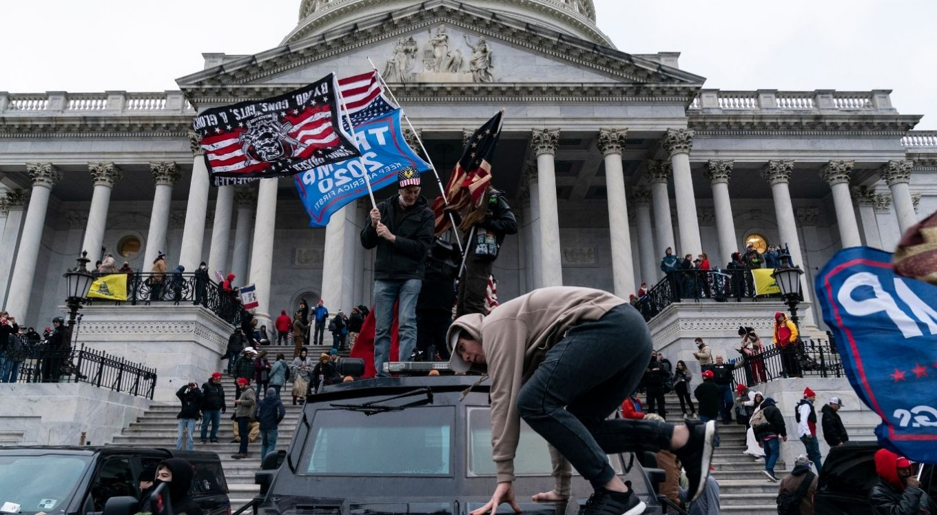 Biden win confirmed after Trump mob storms Capitol