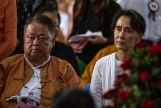Myanmar's ousted leader Suu Kyi meets lawyers for first time
