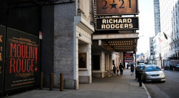 Artists turn to Times Square ahead of Broadway’s comeback in April